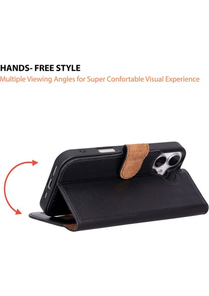 Apple iPhone 17 Pro Uyumlu Kişiselleştirilebilir Hakiki Deri Telefon Kılıfı