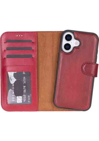 Apple iPhone 17 Pro Uyumlu Kişiselleştirilebilir Hakiki Deri Telefon Kılıfı