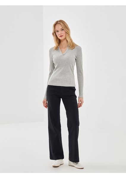 Yeni Sezon Polo Yaka Dokulu Kadın Tişört fiyatları