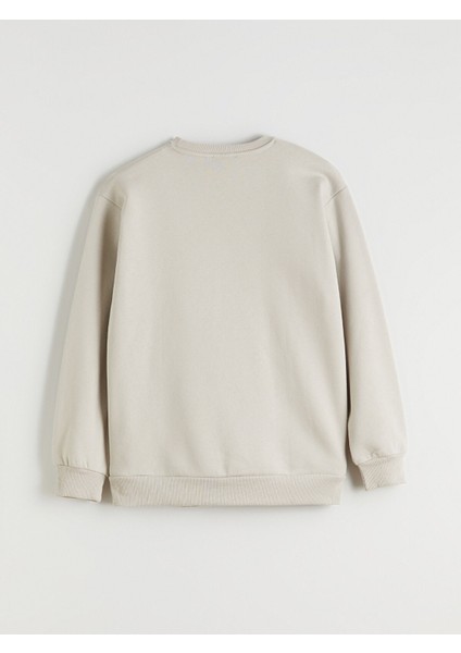 Yeni Sezon Los Angeles Baskılı Oversize Kadın Kalın Sweatshirt modelleri