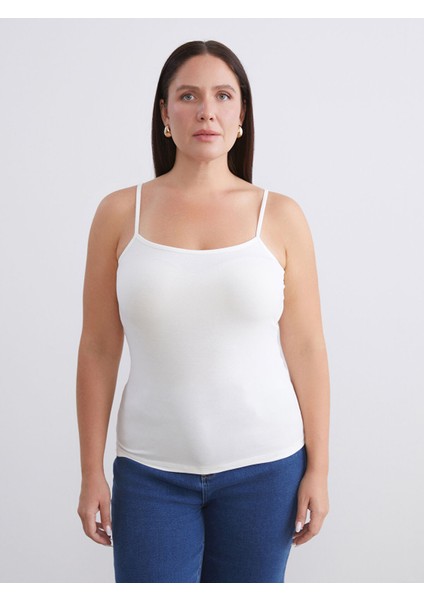 Yeni Sezon Büyük Beden U Yaka Kadın Atlet 2'li fiyatları