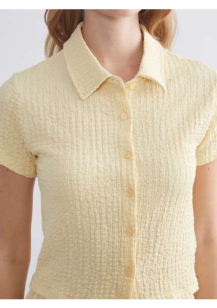 Yeni Sezon Dokulu Kadın Gömlek modelleri