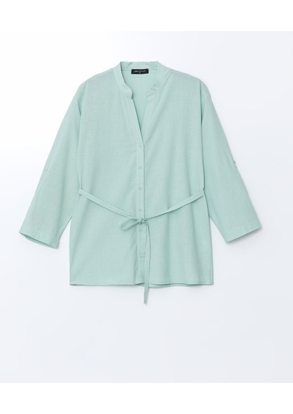 Yeni Sezon Kaçık Yaka Oversize Poplin Kadın Bluz indirimleri