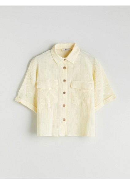 Yeni Sezon Dokulu Müslin Kadın Gömlek indirimleri