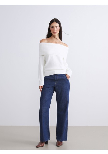 Yeni Sezon Straight Fit Kadın Jean Pantolon