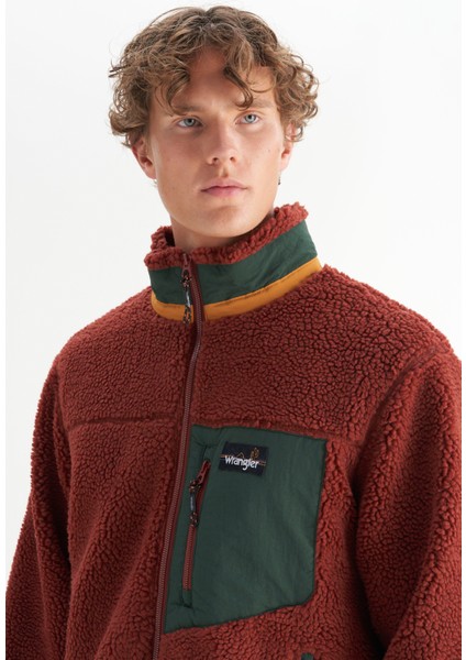 Regular Fit Normal Kesim Dik Yaka Cepli Tam Fermuarlı Sweatshirt Polar fırsatları