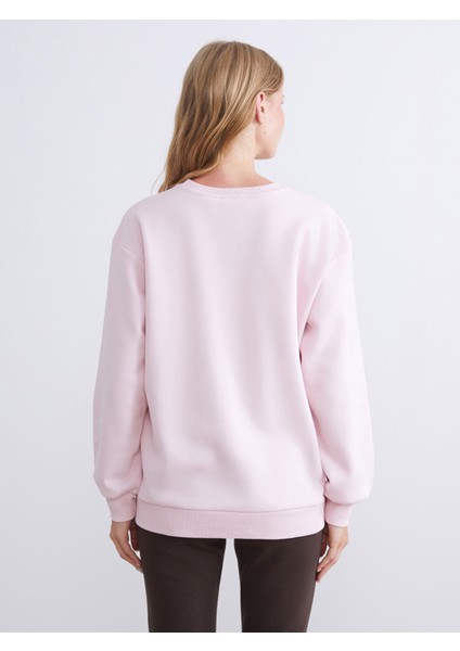 Yeni Sezon Hello Kitty Baskılı Oversize Kadın Kalın Sweatshirt fırsatları