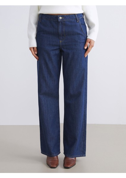 Yeni Sezon Straight Fit Kadın Jean Pantolon fiyatları