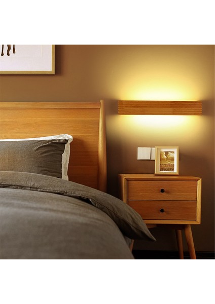 Masif Ahşap LED Lamba Banyo Ayna Dolabı Lambası Banyo Giyinme Masası Lambası Orijinal Ahşap Duvar Lambası (Yurt Dışından) fiyatları