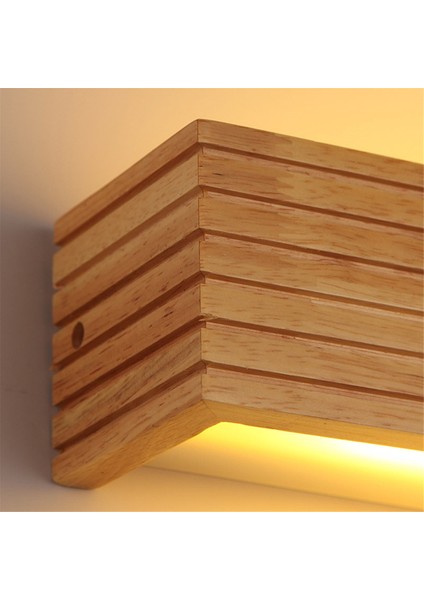 Masif Ahşap LED Lamba Banyo Ayna Dolabı Lambası Banyo Giyinme Masası Lambası Orijinal Ahşap Duvar Lambası (Yurt Dışından) indirimleri