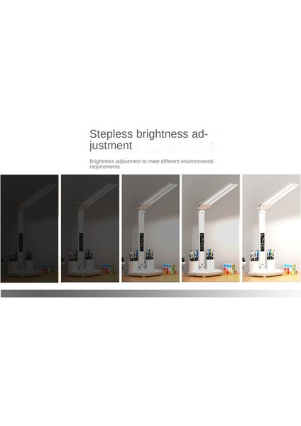 40 Kişilik Çift Uçlu Masa Aydınlatma Lambası Basit Okuma Masası Lambası 3200MAH Şarj Edilebilir Başucu Lambası Çalışma Için (Yurt Dışından) fırsatları