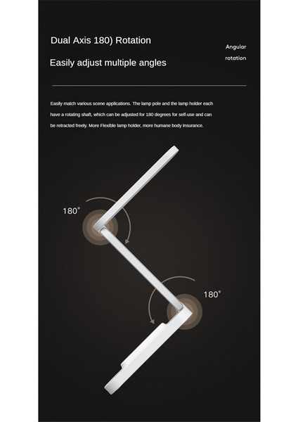 LED Masa Lambası Şarj Edilebilir, Taşınabilir, 3 Parlaklık Ayarı ile Katlanabilir Küçük Masa Lambası- Ofis ve Ev Için Ideal (Yurt Dışından) modelleri