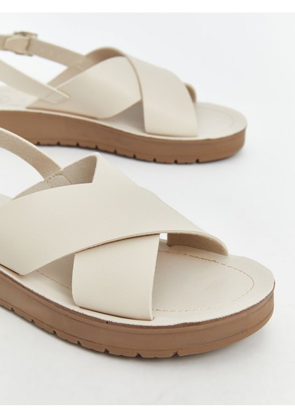 Yeni Sezon Çapraz Bantlı Kadın Sandalet modelleri