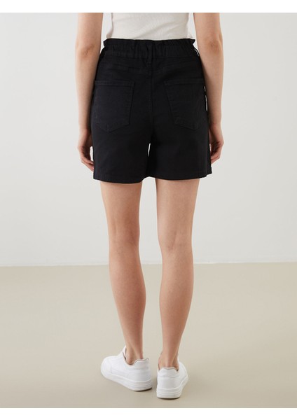 Yeni Sezon Beli Lastikli Kadın Jean Şort fırsatları