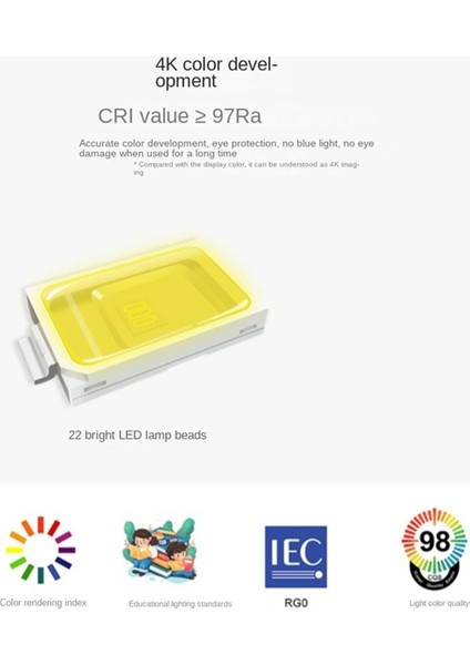 LED Okuma Işığı Klip USB Şarj Edilebilir Kitap Işıkları 3 Renk Modu ve Adımsız Parlaklık Göz Bakımı Çalışma Tablo Lambası (Yurt Dışından) fırsatları