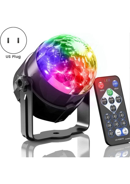 2pcs Ses Etkinleştirilmiş Işıklar Uzaktan Kumandalı Dj Aydınlatma Disko Topu Işık Flaşı Lambası Ev Odası Dans Partileri (Abd) (Yurt Dışından) fırsatları