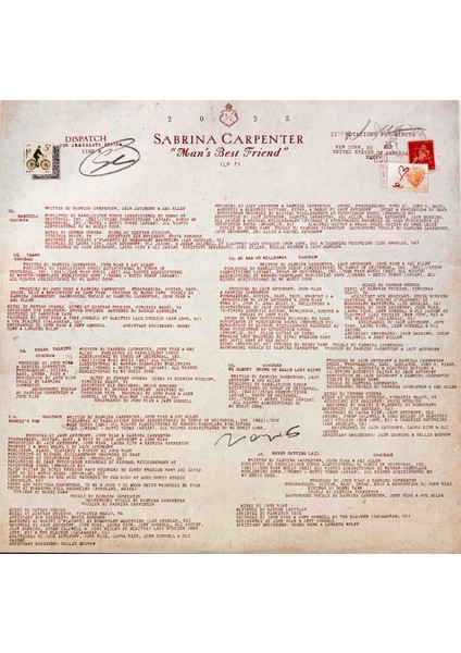 Sabrina Carpenter - Man's Best Friend (Opaque Light Blue Vinyl) - Plak indirimleri