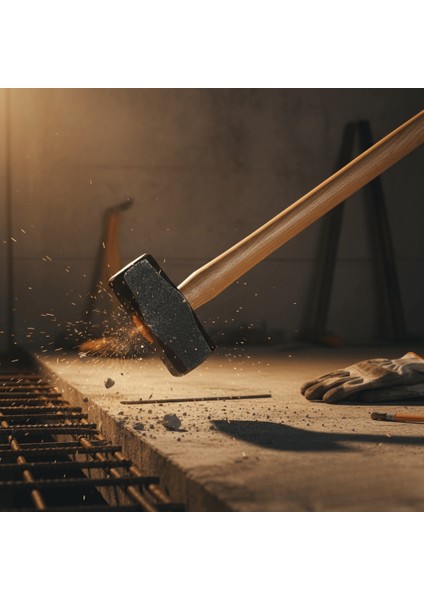 3-5kg Balyoz Başlığı Çelik Uçlu Yassı Çift Taraflı Kullanım Profesyonel Yıkım Inşaat Şantiye Sanayi fiyatları