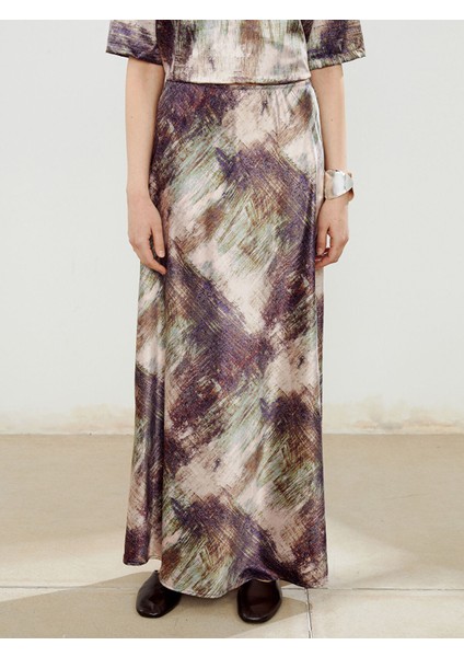 Yeni Sezon Beli Lastikli Desenli Etek fiyatları