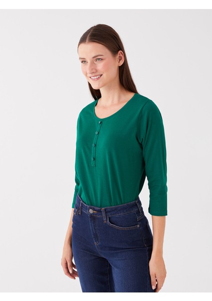 Yeni Sezon Kadın Bisiklet Yaka Düz Tişört fiyatları