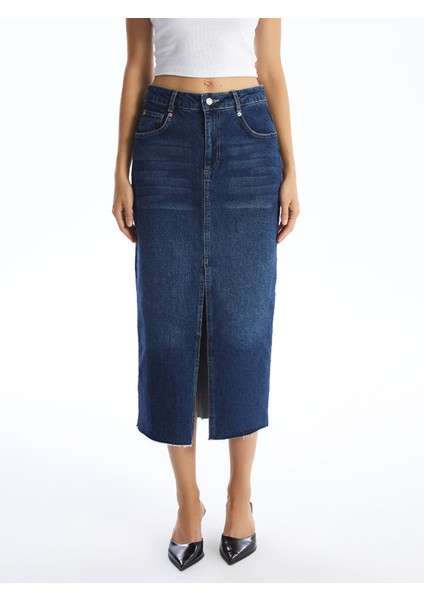 Yeni Sezon Dar Fit Kadın Jean Etek fiyatları