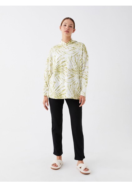 Yeni Sezon Beli Lastikli Kadın Pijama Alt