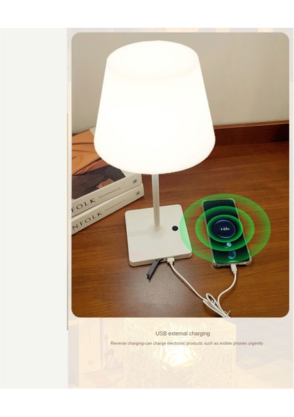 Kablosuz LED Masa Lambası Usb, Oturma Odası, Otel, Restoran-B Için (Yurt Dışından)