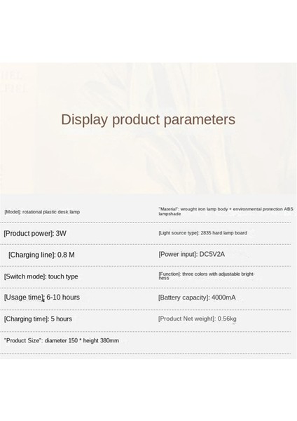 Kablosuz LED Masa Lambası Usb, Oturma Odası, Otel, Restoran-B Için (Yurt Dışından) modelleri