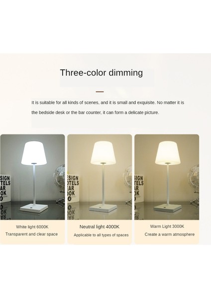 Kablosuz LED Masa Lambası Usb, Oturma Odası, Otel, Restoran-A Için (Yurt Dışından) fiyatları