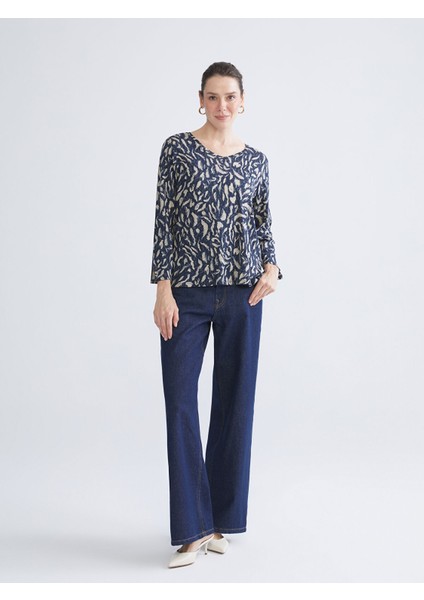 Yeni Sezon V Yaka Desenli Bluz fiyatları