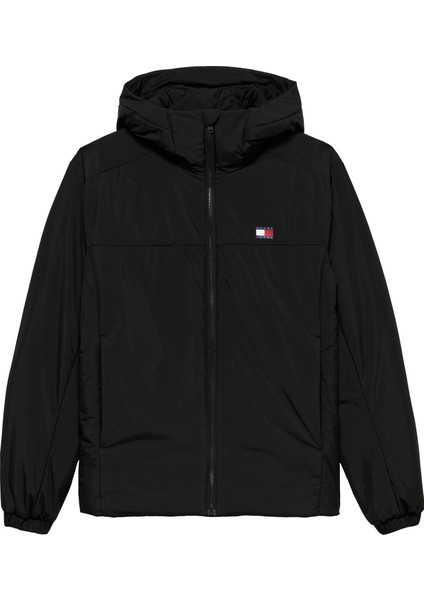Tommy Hılfıger Erkek Marka Logo Imzalı Gündelik Kullanıma Uygun Full Fermuarlı Siyah Mont DM0DM22065 Bds
