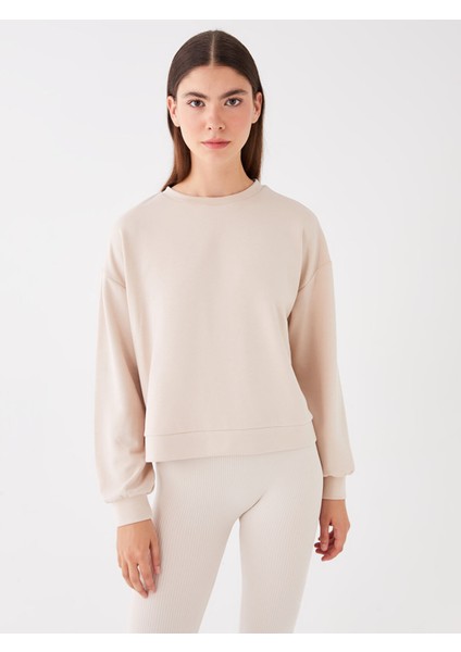 Yeni Sezon Bisiklet Yaka Oversize Kadın Kalın Sweatshirt fiyatları