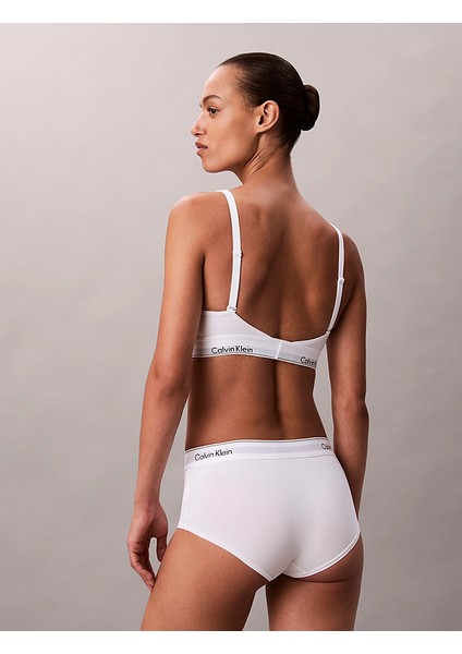 Calvın Kleın Kadın Marka Logolu Beyaz Elastik Bantlı Beyaz Sütyen LV00QF8503 100 modelleri