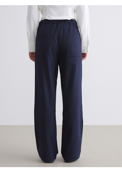 Yeni Sezon Loose Fit Çizgili Kadın Pantolon fırsatları