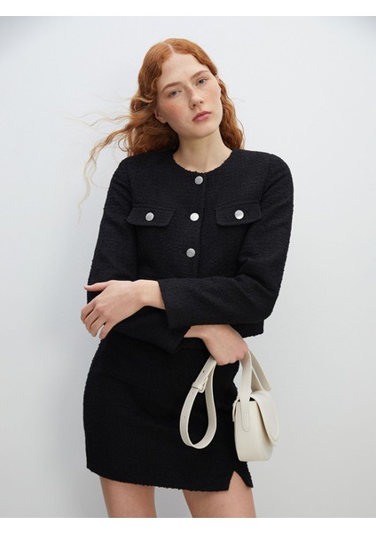 Yeni Sezon Bisiklet Yaka Ekose Kadın Tüvit Ceket fiyatları