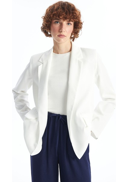 Yeni Sezon Krep Kadın Blazer Ceket