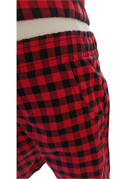 Kız Çocuk Pötikare Desenli Askılı Crop Şort İkili Takım fiyatları