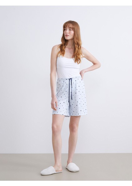 Yeni Sezon Beli Lastikli Kadın Şort Pijama Altı 2'li fiyatları