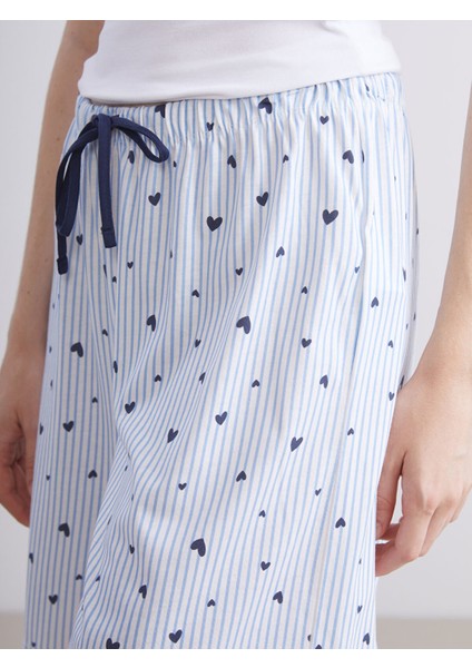 Yeni Sezon Beli Lastikli Kadın Şort Pijama Altı 2'li indirimleri