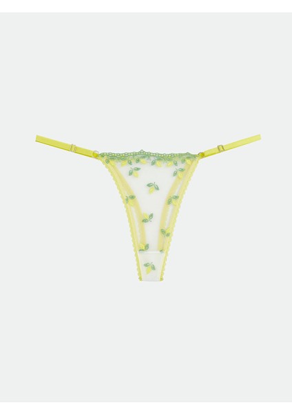 Yeni Sezon Nakışlı Fantezi Tanga Külot