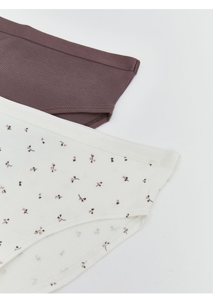 Yeni Sezon Çiçekli Hipster Külot 2'li modelleri