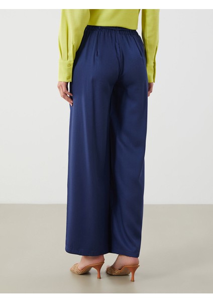 Yeni Sezon Beli Lastikli Geniş Paça Kadın Pantolon fırsatları