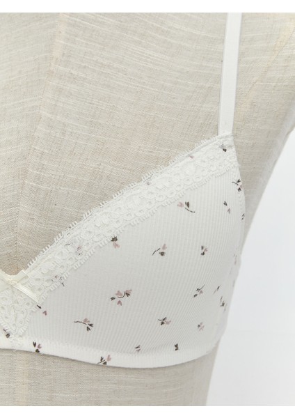 Yeni Sezon Balensiz Dolgusuz Çiçekli Sütyen modelleri