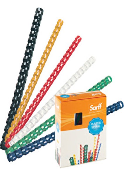 22 mm Plastik Spiral Beyaz Renk 50 Adet Kutu İçin Pratik Bağlama Çözümü modelleri