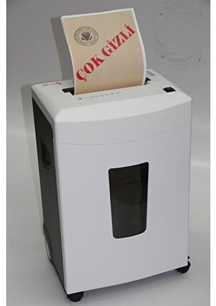 OM-18XC Evrak İmha Makinesi 18 Yaprak Kapasiteyle Konfeti Kesim Fonksiyonu Beyaz fırsatları