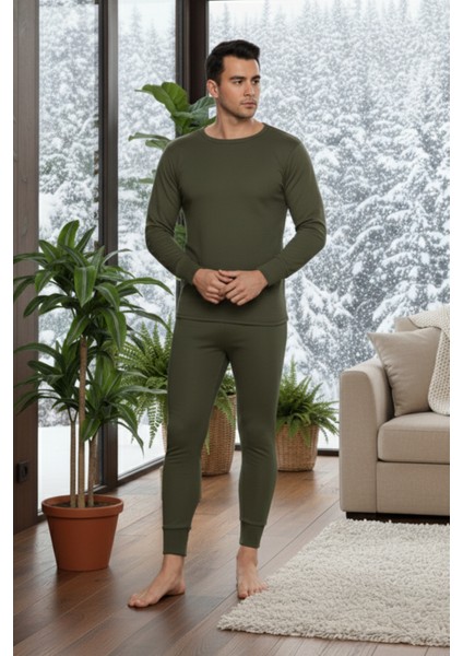 New Heavy Erkek Termal Içlik Set Haki fiyatları