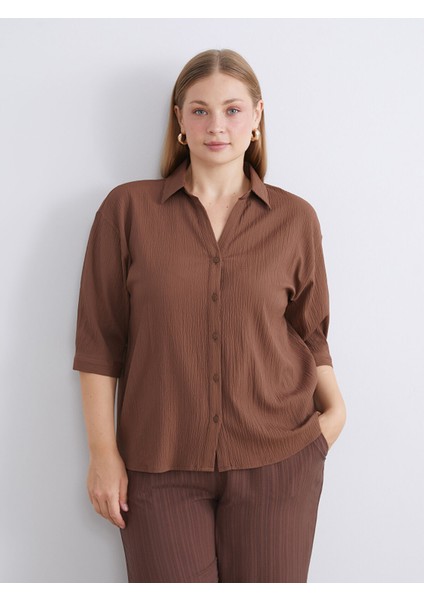 Yeni Sezon Dokulu Kadın Gömlek fiyatları