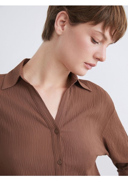 Yeni Sezon Dokulu Kadın Gömlek fırsatları