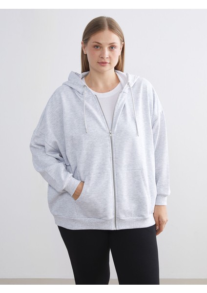 Yeni Sezon Oversize Kadın Kalın Fermuarlı Sweatshirt fiyatları