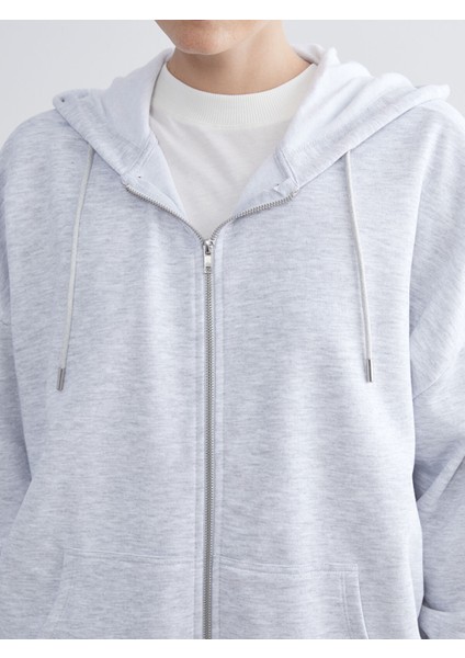 Yeni Sezon Oversize Kadın Kalın Fermuarlı Sweatshirt indirimleri